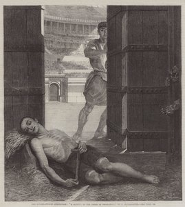 The International Exhibition, A Martyr in the Reign of Diocletian by Ernest Slingeneyer